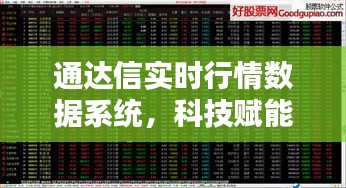 通达信实时行情数据系统，科技助力投资决策，优化投资体验