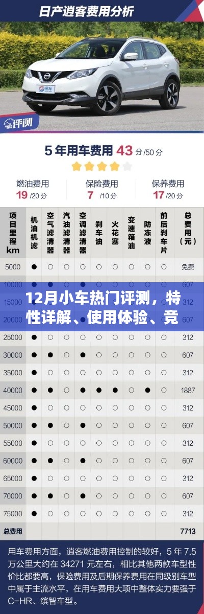 12月小车评测指南，特性详解、体验分享、竞品对比与目标用户分析