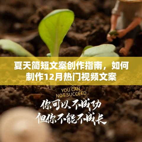 夏天文案创作指南，打造12月热门视频文案秘籍