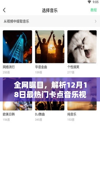 全网聚焦，解析卡点音乐视频三大要点（12月18日最热门）