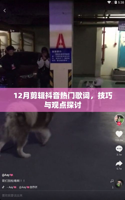 12月抖音热门歌词剪辑，技巧与观点深度探讨