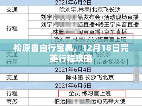 松原自由行宝典，12月18日完美行程攻略揭秘