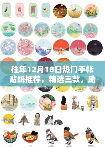 精选三款手帐贴纸，记录生活之美的必备工具，往年12月18日热门推荐