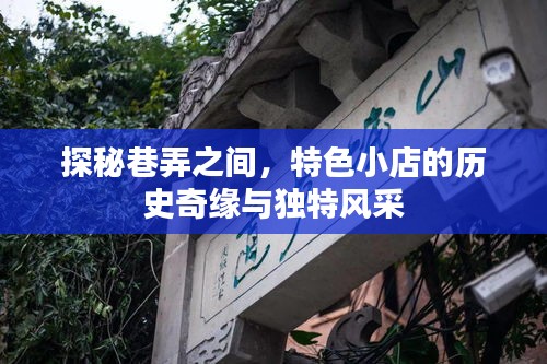 巷弄探秘，特色小店的独特历史与风采