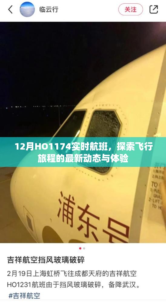 探索飞行旅程，最新动态与体验，跟随HO1174航班实时追踪