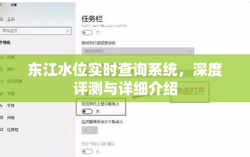 东江水位实时查询系统，深度评测与详细指南